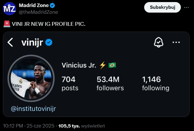 NOWE PROFILOWE Viniego na IG! Chyba zostaje... ;)